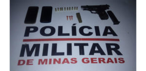 PRISÃO DE CIDADÃO POR PORTE ILEGAL DE ARMA DE FOGO E MENOR INFRATOR APREENDIDO