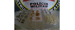 Polícia Militar encontra drogas enterrada