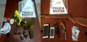 OPERAÇÃO POLICIAL PRENDE AUTORES DE TRÁFICO DE DROGAS E APREENDE DE ARMAS DE FOGO