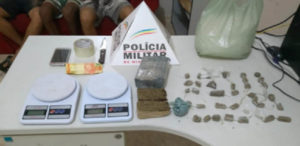 Polícia Militar prende/apreende autores de roubo e tráfico ilícito de drogas