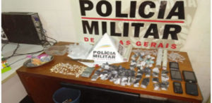 Homem é preso em flagrante delito por crime de tráfico ilícito de drogas