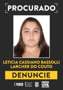 Polícia Civil Leticia Cassiano Bassolli Larcher do Couto