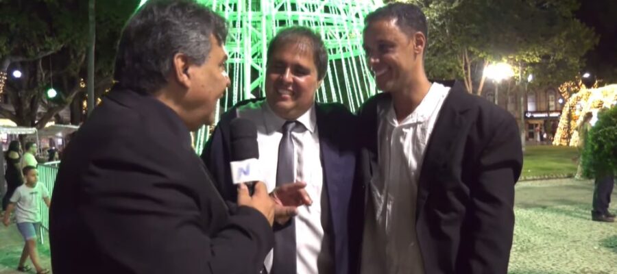 Feliz Natal na Praça São Januário.