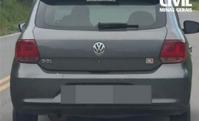 PCMG recupera veículo de aplicativo roubado em Juiz de Fora