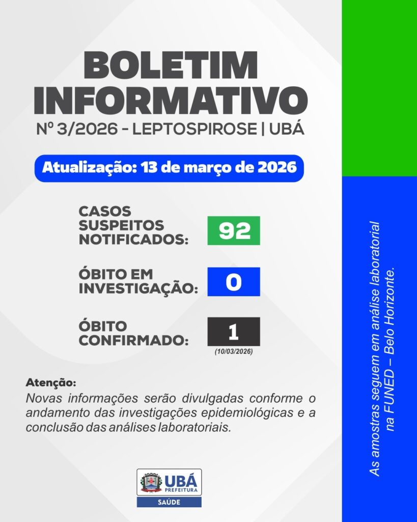 BOLETIM INFORMATIVO Nº 4/2026 – LEPTOSPIROSE