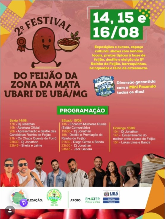 Festa do Feijão movimenta Ubari neste fim de semana